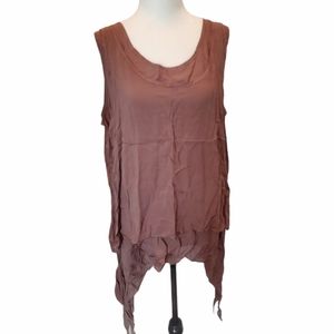 VIC0053 kerchief blouse